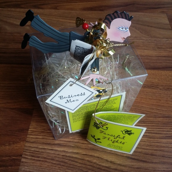 FANCIFUL FLIGHTS Ornament BUSINESS MAN Silvestri